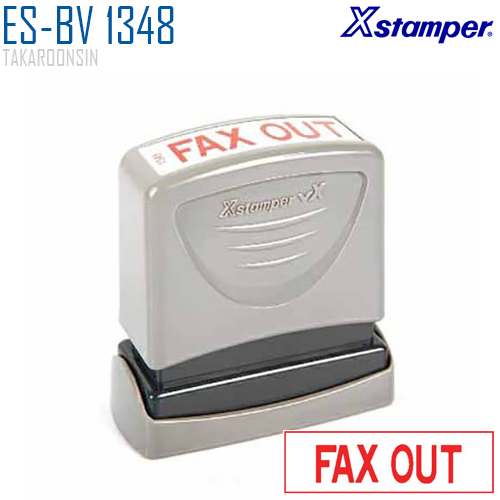 ตรายางหมึกในตัว (FAX OUT) Xstamper ES-BV 1348