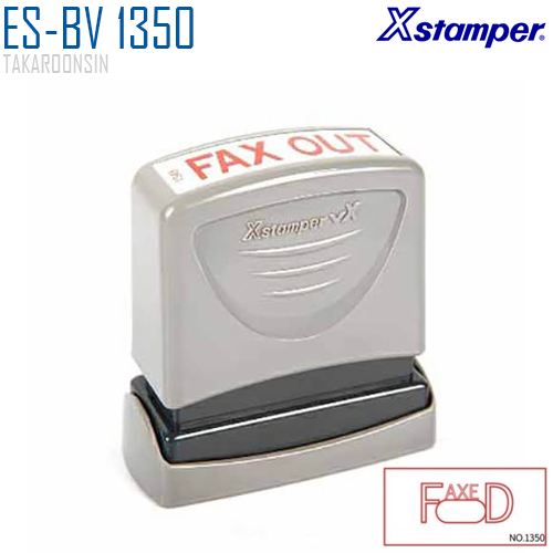 ตรายางหมึกในตัว (FAXED) Xstamper ES-BV 1350
