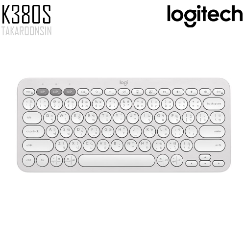 คีย์บอร์ดไร้สาย Logitech K380S White