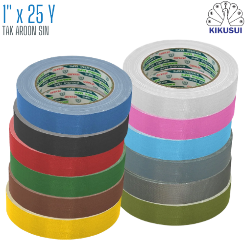 เทปกาวผ้า 1 นิ้ว x 25 หลา คิคูซุย KIKUSUI