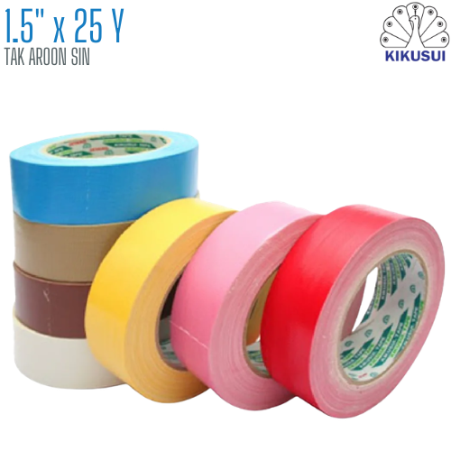 เทปกาวผ้า 1.5 นิ้ว x 25 หลา คิคูซุย KIKUSUI