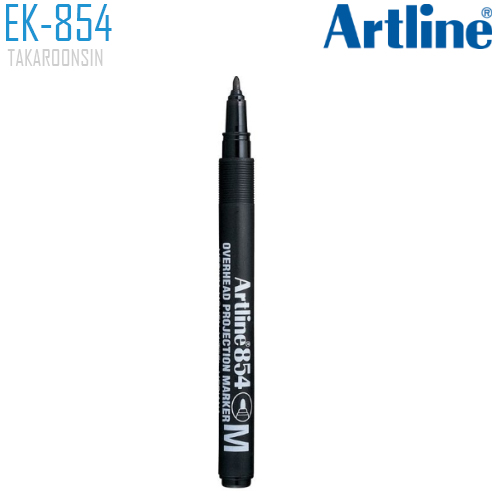 ปากกาเขียนแผ่นใส ลบไม่ได้ 1.0 มม. ARTLINE EK-854