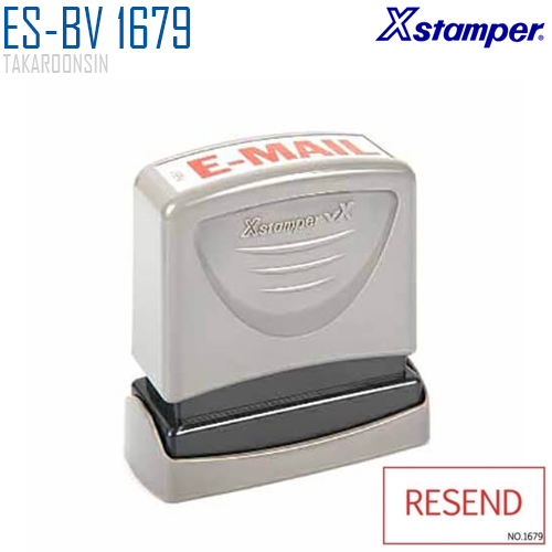 ตรายางหมึกในตัว (RESEND) Xstamper ES-BV 1679