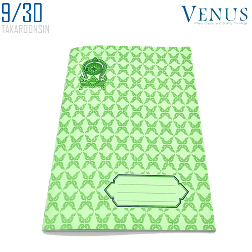 สมุดปกอ่อน Venus ลายไทย 9/30 