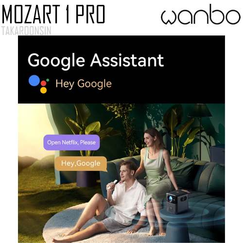 โปรเจคเตอร์ Wanbo Mozart 1 Pro Projector