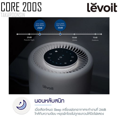 เครื่องฟอกอากาศ LEVOIT Core 200S