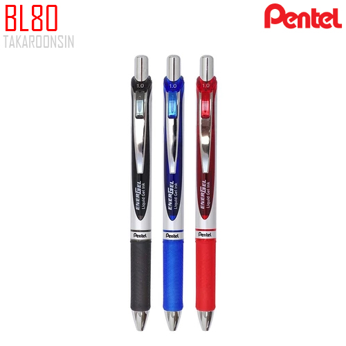 ปากกาหมึกเจล 1.0 มม. PENTEL ENERGEL BL80
