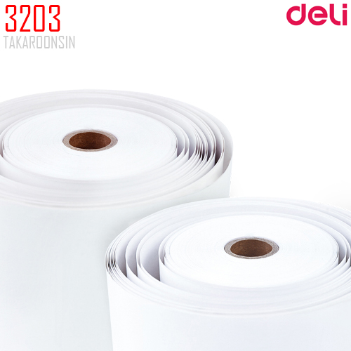 กระดาษใบเสร็จ Deli 3203 ขนาด 80x80mm (2 ม้วน)