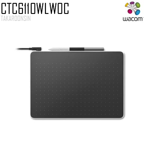 แท็บเล็ตพร้อมเมาส์ปากกา Wacom One M (CTC6110WLW0C)