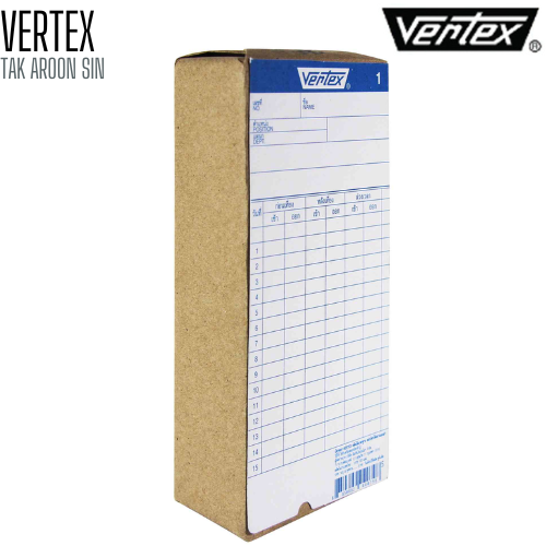 บัตรตอก Vertex (แพ็ค100แผ่น)