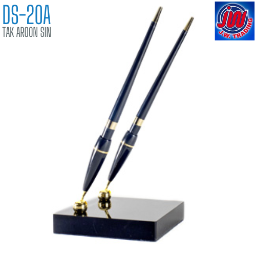 ปากกาลูกลื่นพร้อมแท่นตั้งโต๊ะ 0.7 มม. รุ่น DS-20A J.W. TRADING