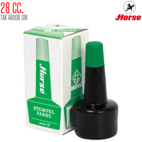 หมึกเติมแท่นประทับ 28 ซีซี. ตราม้า