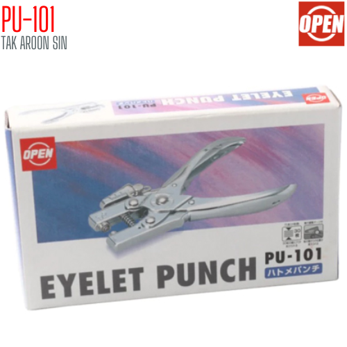 เครื่องเจาะตาไก่ 1 รู OPEN PU-101