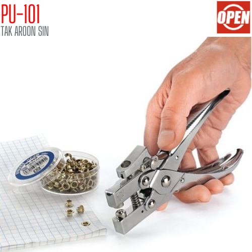 เครื่องเจาะตาไก่ 1 รู OPEN PU-101