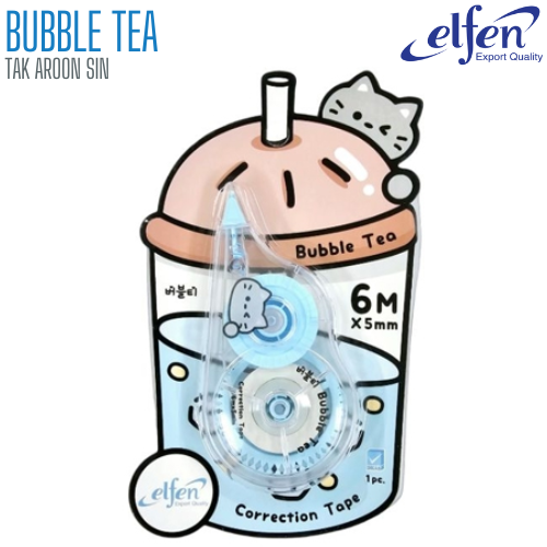 เทปลบคำผิด ELFEN BUBBLE TEA ยาว 6 ม.