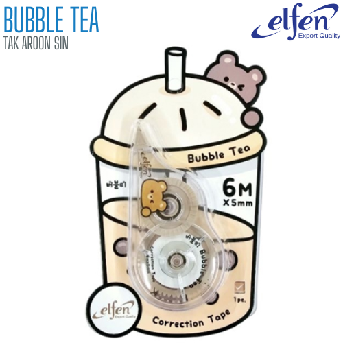 เทปลบคำผิด ELFEN BUBBLE TEA ยาว 6 ม.