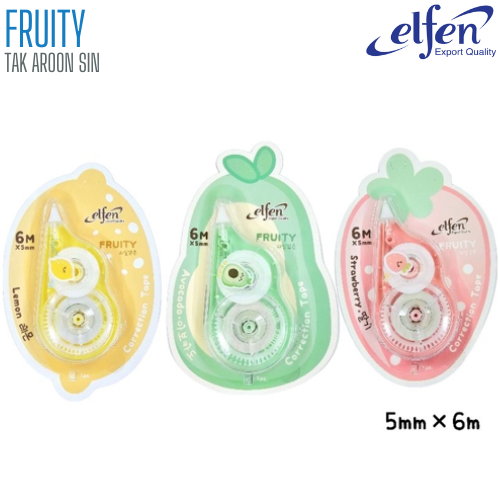เทปลบคำผิด ELFEN FRUITY ยาว 6 ม.