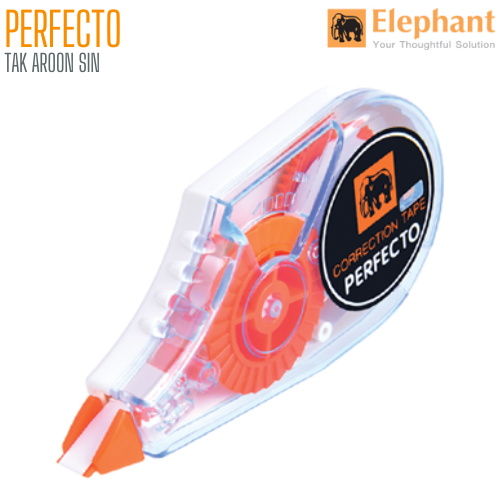 เทปลบคำผิด ตราช้าง PERFECTO ยาว 6 ม.