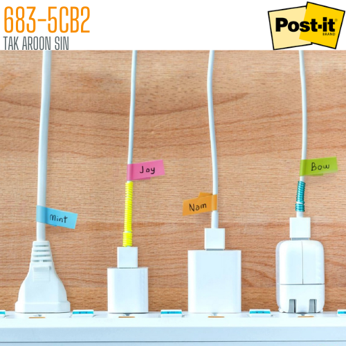 เทปแฟล็กซ์ โพสต์-อิท  683-5CB2 (0.47 X 1.7 นิ้ว) POST-IT