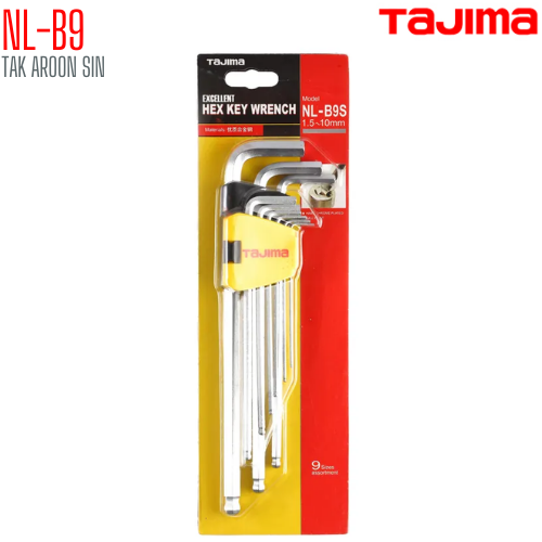 กุญแจหกเหลี่ยม หัวบอล TAJIMA NL-B9