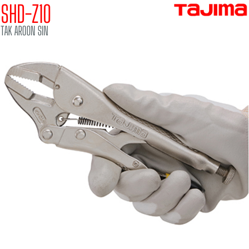 คีมล็อคปากตรง ขนาด 10 นิ้ว TAJIMA SHD-Z10