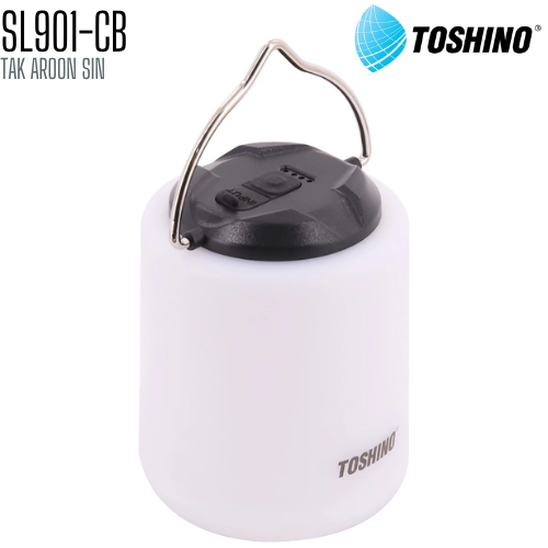 โคมไฟแคมป์ปิ้ง LED 12 ดวง Rechargeable TOSHINO SL901-CB