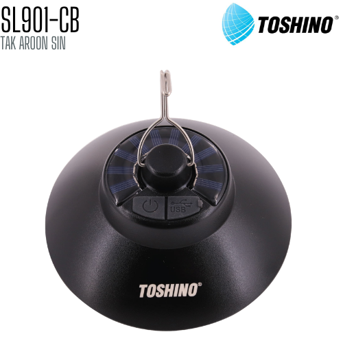 ไฟแคมป์ปิ้ง Solarcell แบบแขวน TOSHINO SL919S-CB