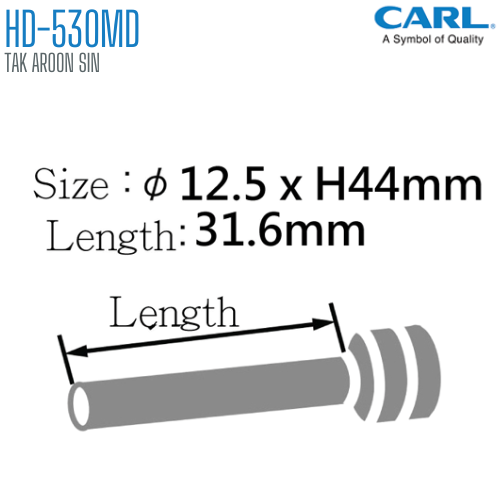 อะไหล่เข็มเจาะ CARL HD-530MD สำหรับรุ่น HD-530, HD-530N