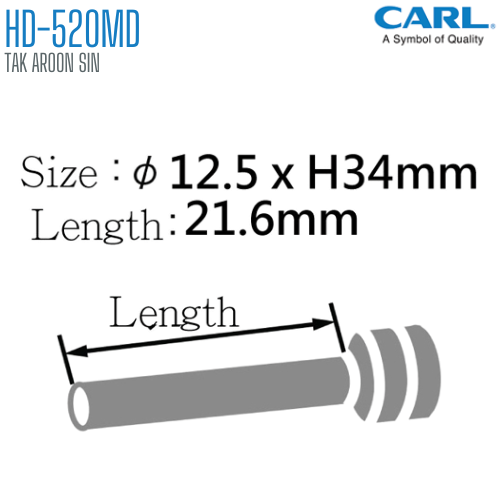 อะไหล่เข็มเจาะ CARL HD-520MD สำหรับรุ่น HD-520, HD-520N