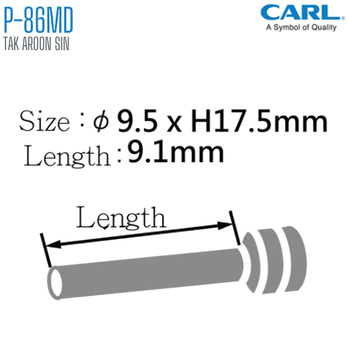 อะไหล่เข็มเจาะ CARL P-86MD สำหรับรุ่น 86