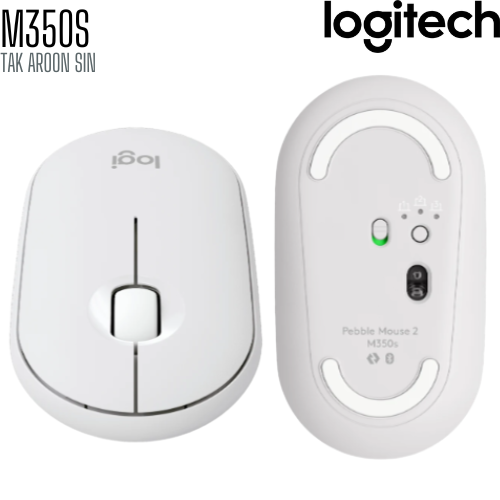 เมาส์ไร้สาย Logitech Pebble Mouse 2 M350s
