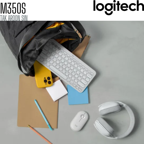เมาส์ไร้สาย Logitech Pebble Mouse 2 M350s