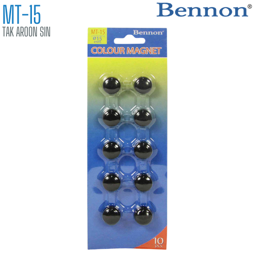 เม็ดแม่เหล็กติดบอร์ด BENNON 15 มม. MT-15 (1x10)