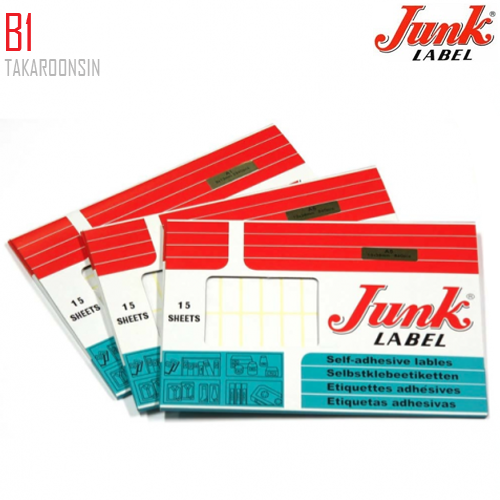 ป้ายสติ๊กเกอร์ผนึกแห้ง 9 มม. #B1 Junk Label