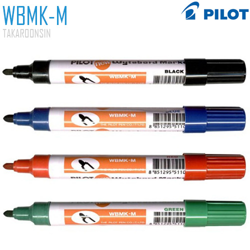 ปากกาไวท์บอร์ด หัวแหลม ไพล็อต WBMK-M