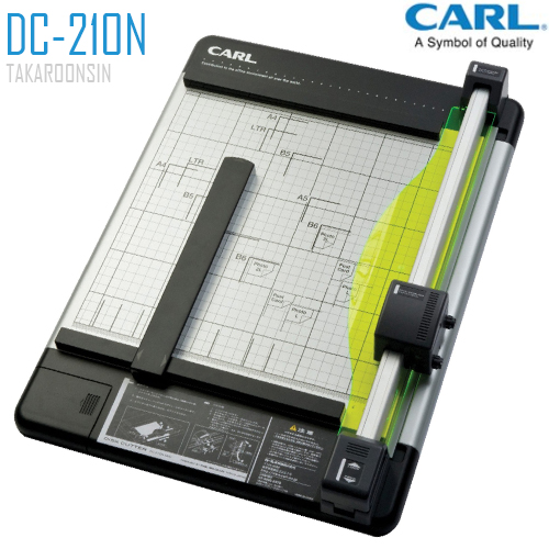 แท่นตัดกระดาษแบบลูกกลิ้ง CARL DC-210N(A4) Slide Cutter แท่นตัดกระดาษแบบลูกกลิ้ง CARL DC-210N(A4) Slide Cutter
