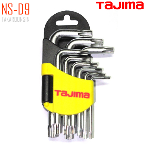 กุญแจหกเหลี่ยม หัวท๊อกซ์ มีรู TAJIMA NS-D9