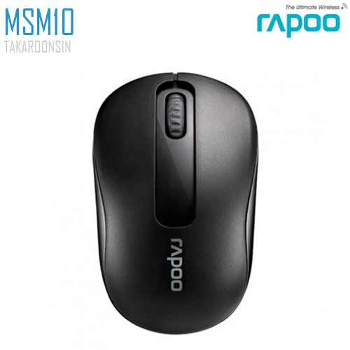 เมาส์ Rapoo MSM10PLUS  2.4G Wireless mouse BK