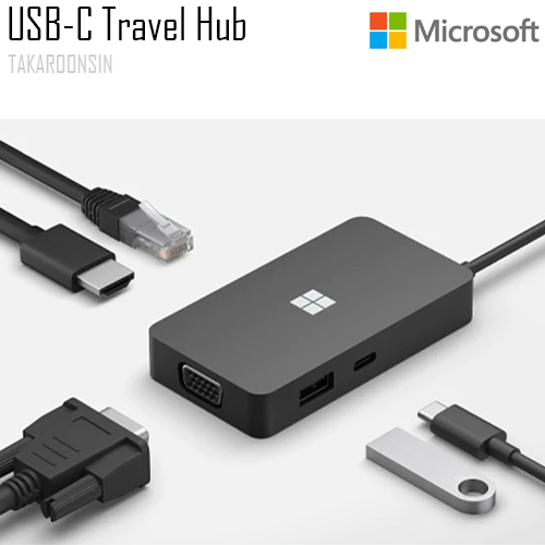 Microsoft USB-C Travel Hub 6 ช่อง