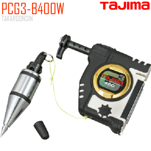 เครื่องมือวางแนว ลูกดิ่ง TAJIMA PCG3-B400W สีขาว