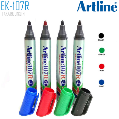 ปากกาเคมี หัวกลม ARTLINE EK-107R