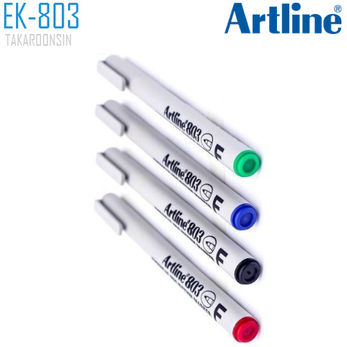 ปากกาเขียนแผ่นใส ลบได้ 0.5 มม. ARTLINE EK-803