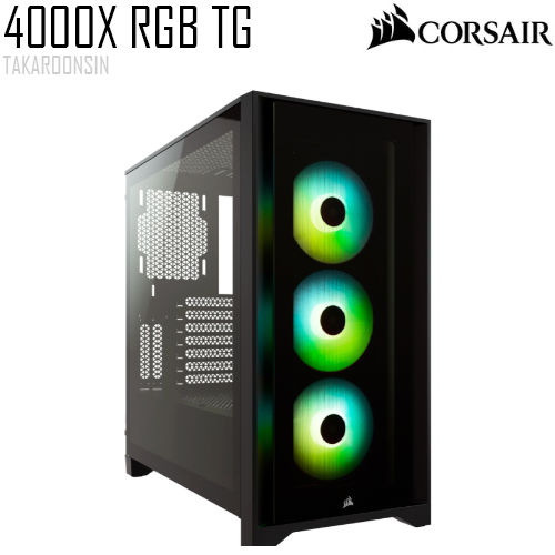 CORSAIR iCUE 4000X RGB TG BLACK