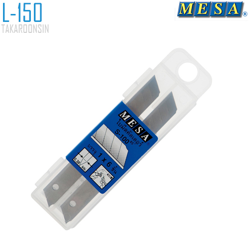 ใบมีดคัตเตอร์ใหญ่ 45 องศา MESA  L-150