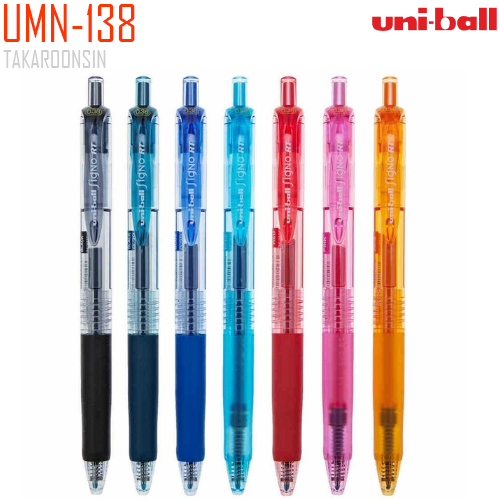 ปากกาหมึกเจล Signo 0.38 มม. น้ำเงิน ยูนิ RT UMN-138