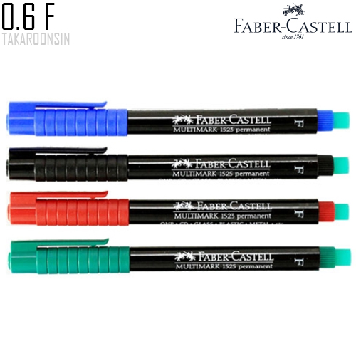 ปากกาเขียนแผ่นใสลบไม่ได้ 0.6 มม. Faber-Castell
