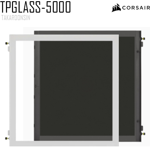 CORSAIR TEMPERED GLASS PANEL-COMPATIBLE FOR ICUE 5000X/5000D/5000