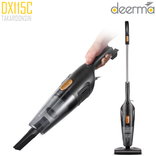 เครื่องดูดฝุ่น DEERMA Vacuum Cleaner DX115C Black