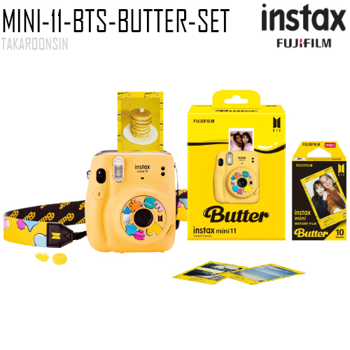 กล้อง INSTAX MINI 11- BTS BUTTER SET+FILM BUTTER SET