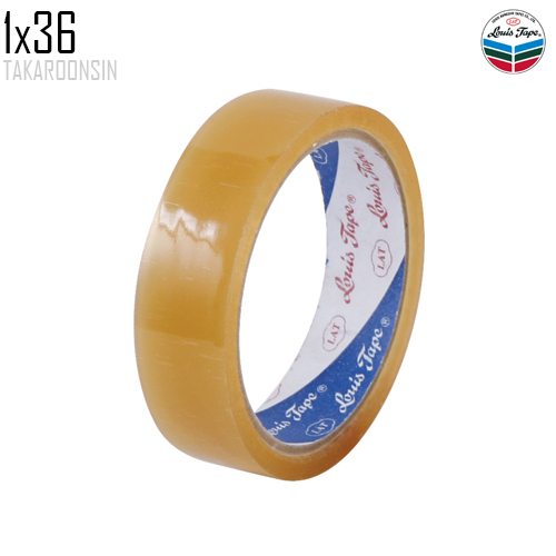 เทปใส 1 นิ้ว x 36 หลา Louis Tape แกน 3 นิ้ว